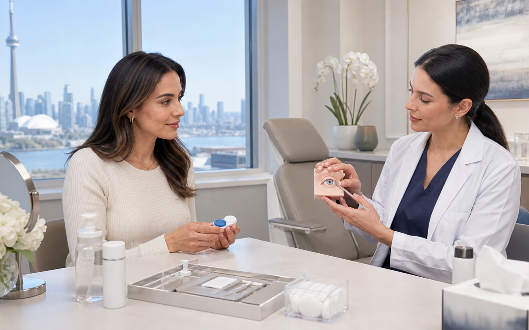 Preparing for Blepharoplasty in Toronto When You Wear Contacts Daily